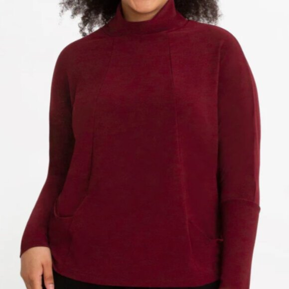 SYMPLI - Boxy Top - Pomengranate - Size 14 - NWT - Picture 3 of 3